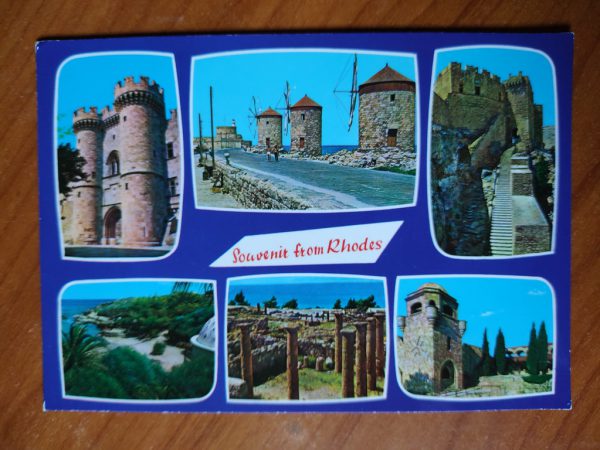 Postcard Rhodes Souvenir