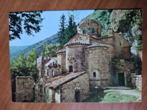 Postcard Mystra Church