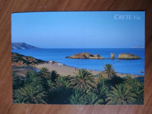 Postcard Crete Vai