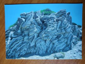 Postcard Crete rocks