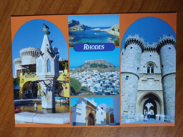 Postcard Rhodes 5 pictures