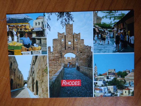 Postcard Rhodes 5 pictures