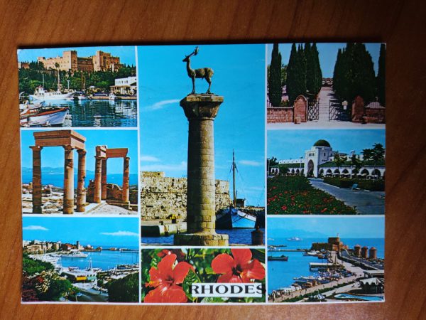 Postcard Rhodes 8 pictures