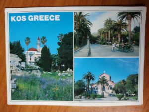 Postcard Kos 3 pictures