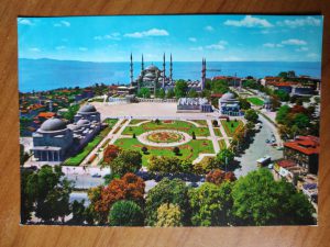 Postcard Istanbul Blue Mosquee