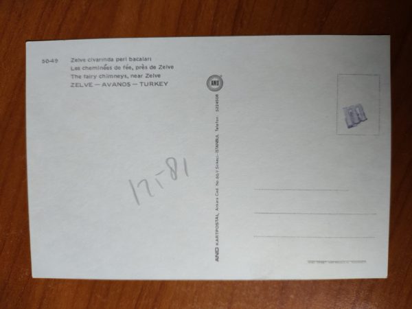 Postcard Zelve Avanos - Image 2