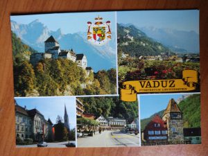 Postcard Lichtenstein Vaduz