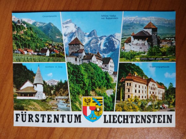 Postcard Lichtenstein