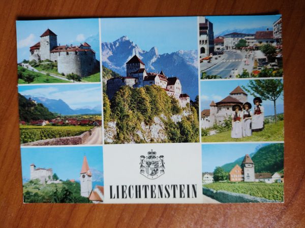 Postcard Lichtenstein