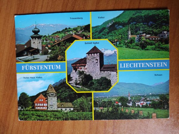 Postcard Lichtenstein