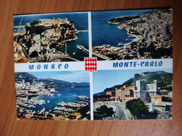 Postcard Monaco Monte Carlo