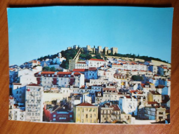 Postcard Lisboa Santa George Castle