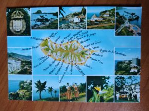 Postcard Madeira with card