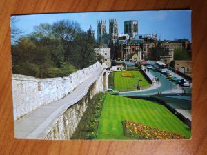 Postcard York City Walls