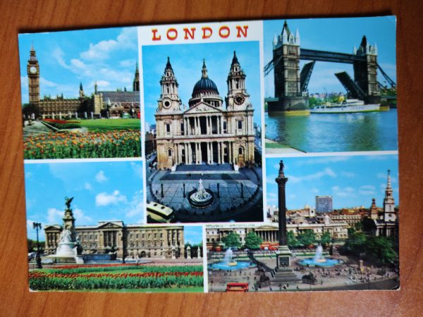 Postcard London 5 pictures