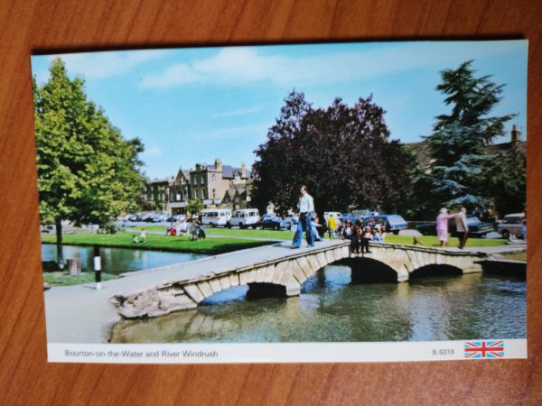Postcard Bourton on the Water River Windrush