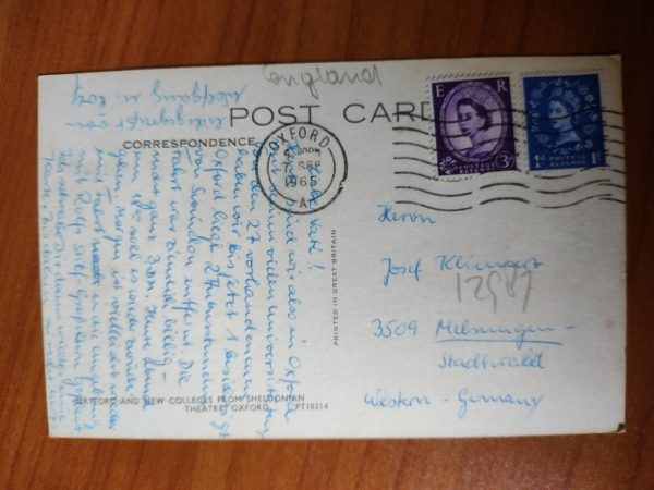 Postcard Oxford Theatre - Image 2