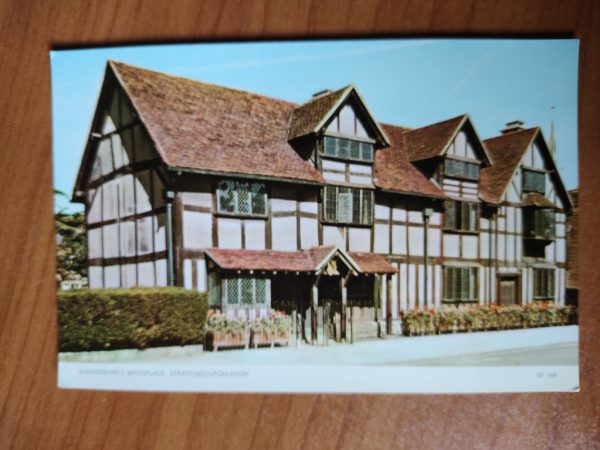 Postcard Shakespeare Birthplace Stratford Upon Avon