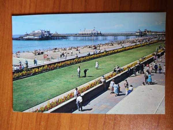 Postcard Brighton Putting Green and West Pier
