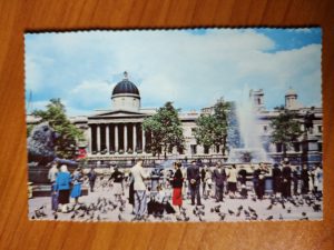 Postcard London Travalgar Square