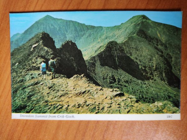 Postcard Snowdon Crib Goch
