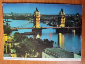 Postcard London Tower Bridge