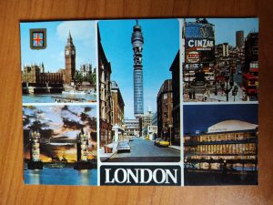 Postcard London 5 pictures