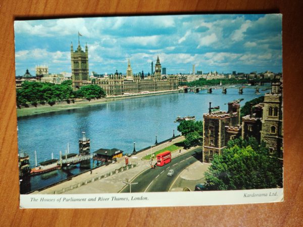 Postcard Houses of Parliament London