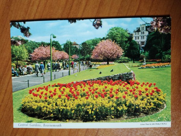 Postcard Bournemouth Cedntral Gardens