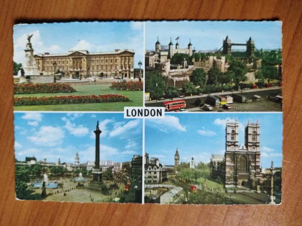 Postcard London 4 pictures