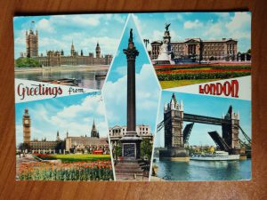 Postcard London 5 pictures