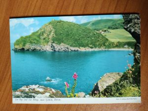 Postcard Lee Bay and Lee Abbey Lynton