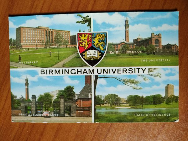 Postcard Birmingham University