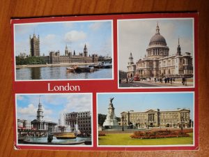 Postcard London 4 pictures