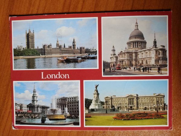 Postcard London 4 pictures