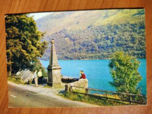 Postcard Wall of the Heads Loch Oich