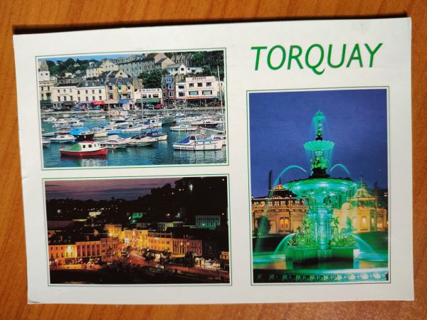 Postcard Torquay 3 pictures