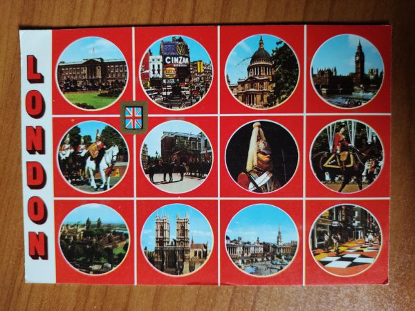 Postcard London 12 pictures