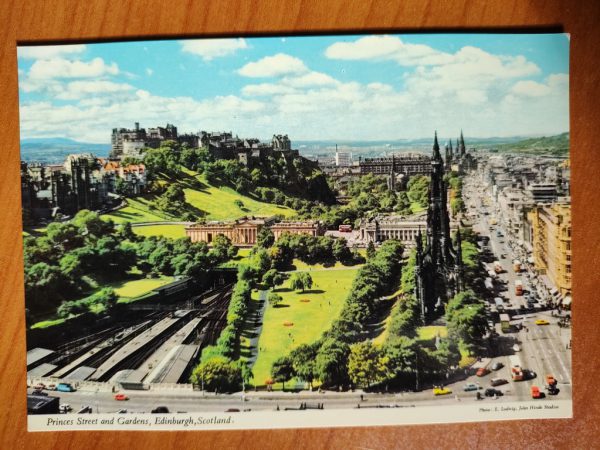 Postcard Princess Street Edinburgh