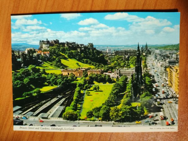Postcard Princess Street Edinburgh