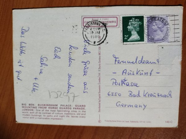 Postcard Greentings from London - Image 2