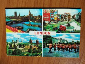 Postcard London 4 pictures