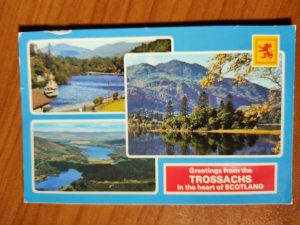 Postcard Trossachs Scotland