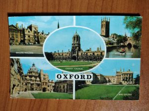 Postcard Oxford 5 pictures