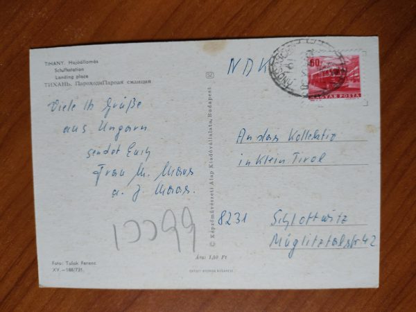 Postcard Tihany Landing Place - Image 2