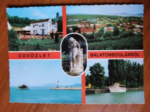 Postcard Udvozlet Balaton