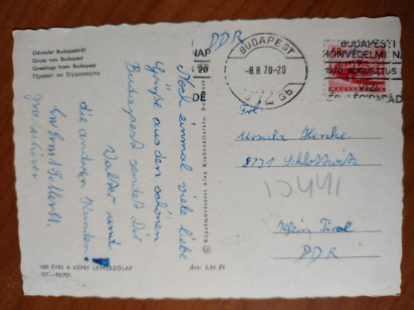 Postcard Udvozlet Budapestrol - Image 2