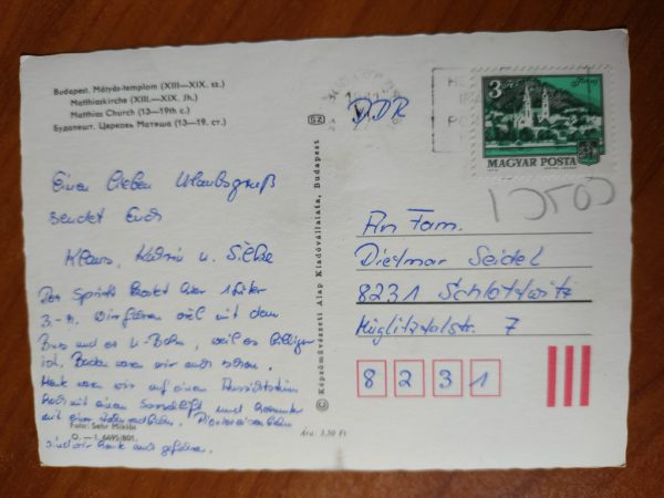 Postcard Budapest Matthias Church - Image 2