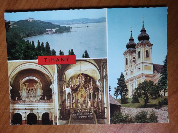 Postcard Tihany 4 pictures