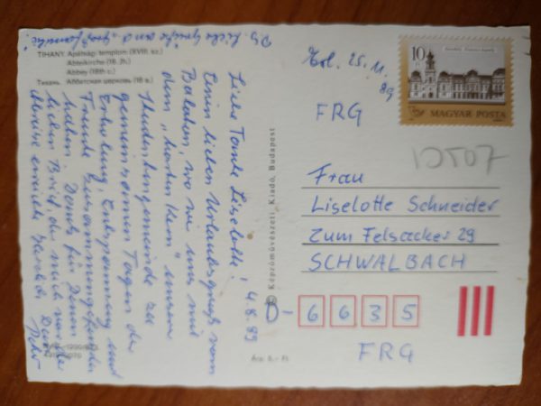 Postcard Tihany 4 pictures - Image 2